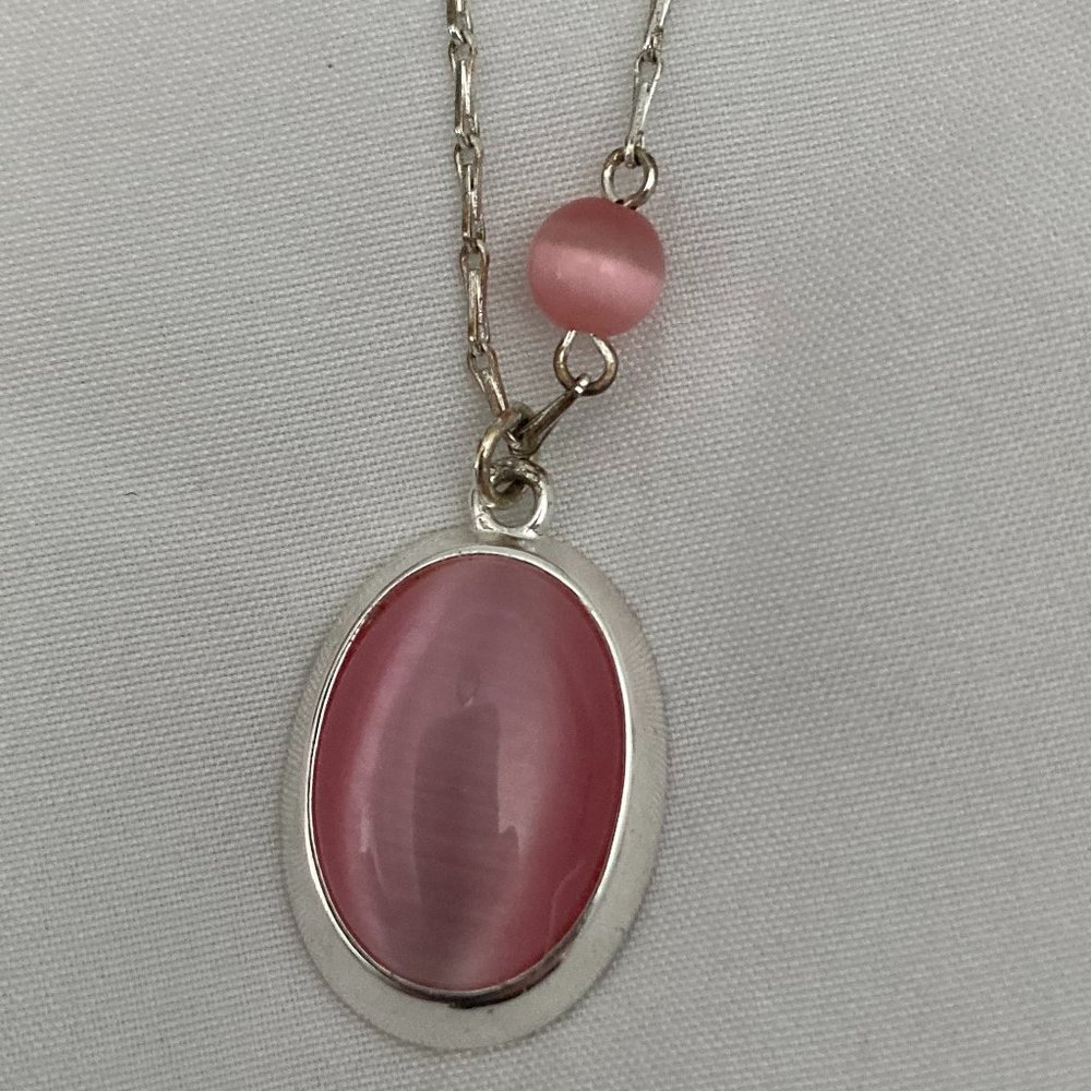 Pink and silver necklace  - New York and Company